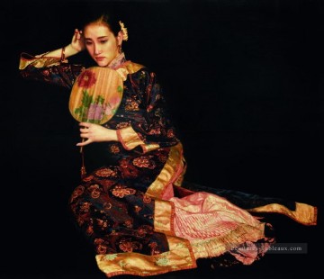 Coquelicots 1991 chinois Chen Yifei Peinture à l'huile